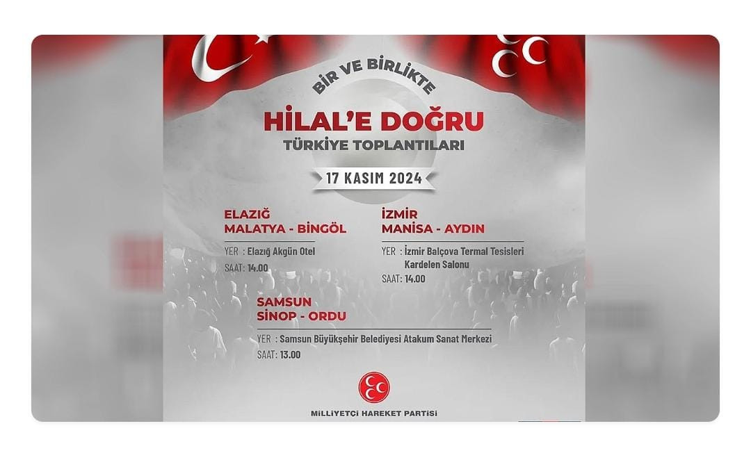 Bir ve Birlikte Hilal'e Doğru Toplantısı Elazığ'da Yapılacak 